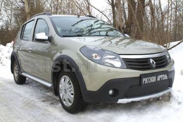 Защитная зимняя заглушка в бампер Sandero Stepway -14 ZRR128402